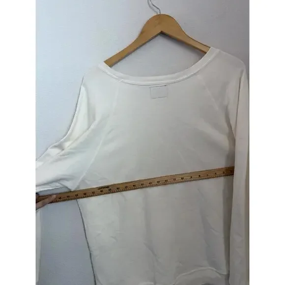 Free People Retro Brand California Pullover Sweatshirt Women’s Large Oversized - Picture 6 of 7